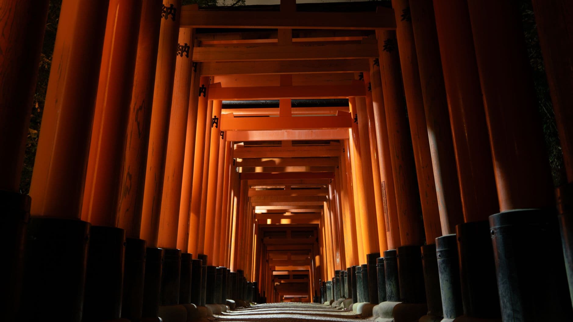 El túnel de torii de Fushimi Inari