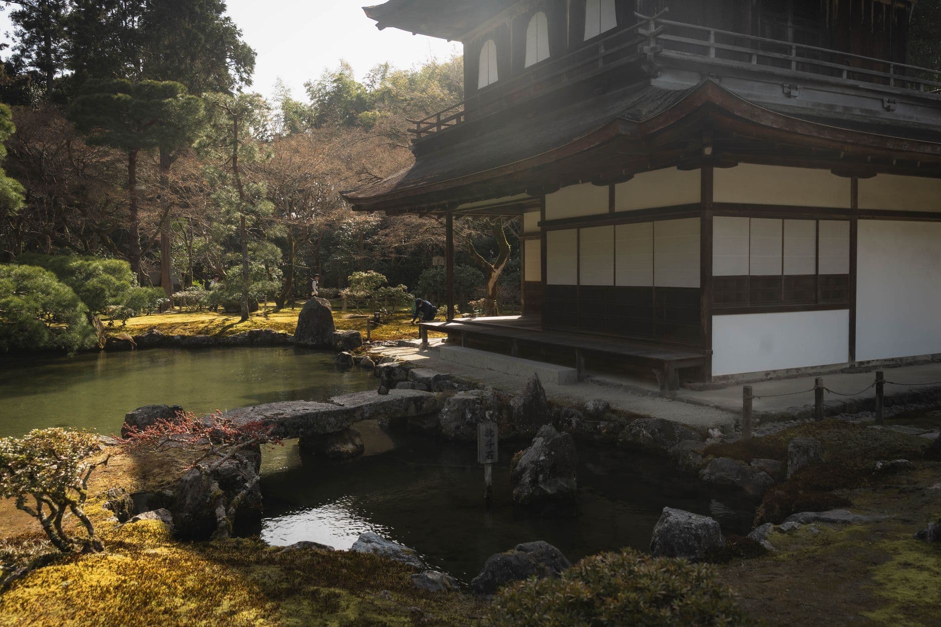 El jardín de musgo de Ginkaku-ji